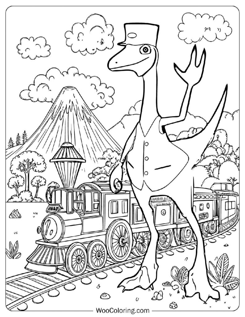 dinosaur pictures to color