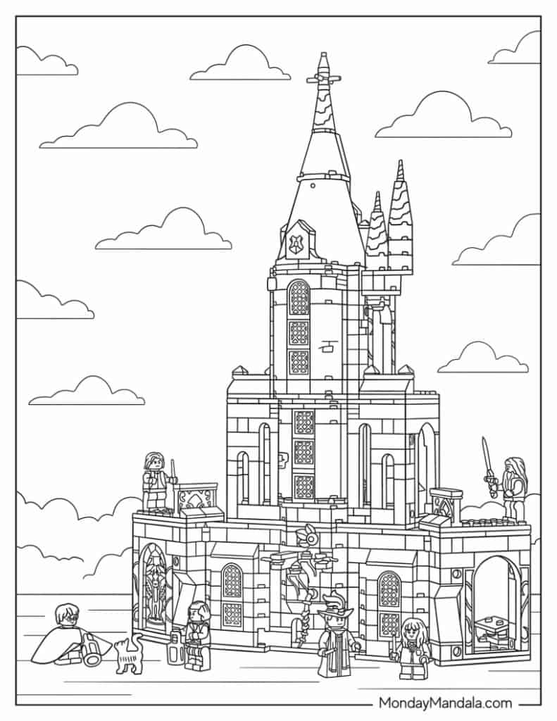 60 Lego Coloring Pages Free PDF Printables 
