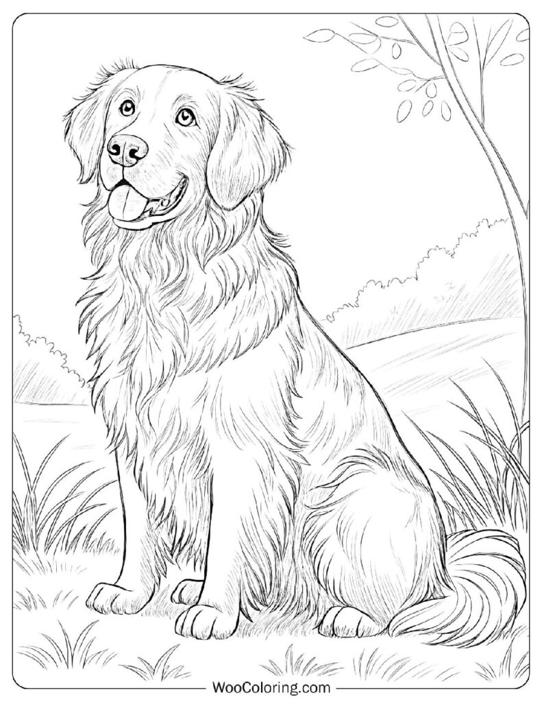 free colouring pages dogs