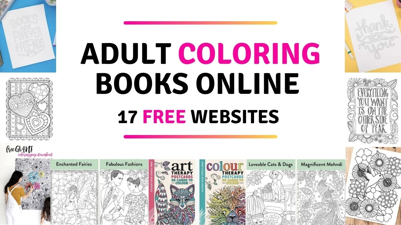 Adult Coloring Books Online 17 Free Websites YourArtPath