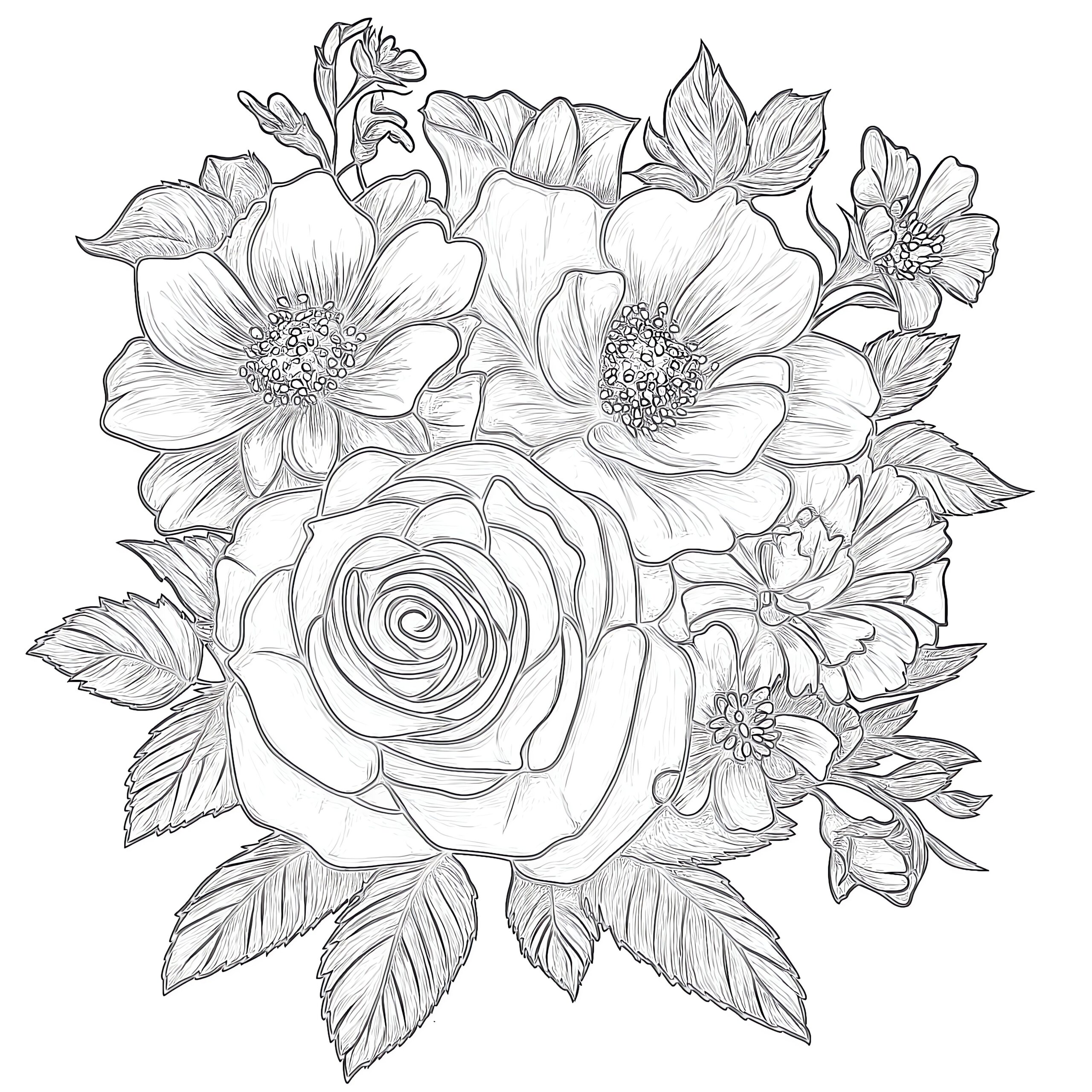 Adult Coloring Pages Free Flowers Coloring Pages Mimi Panda Adult Coloring Pages Free Flowers Coloring Pages Mimi Panda
