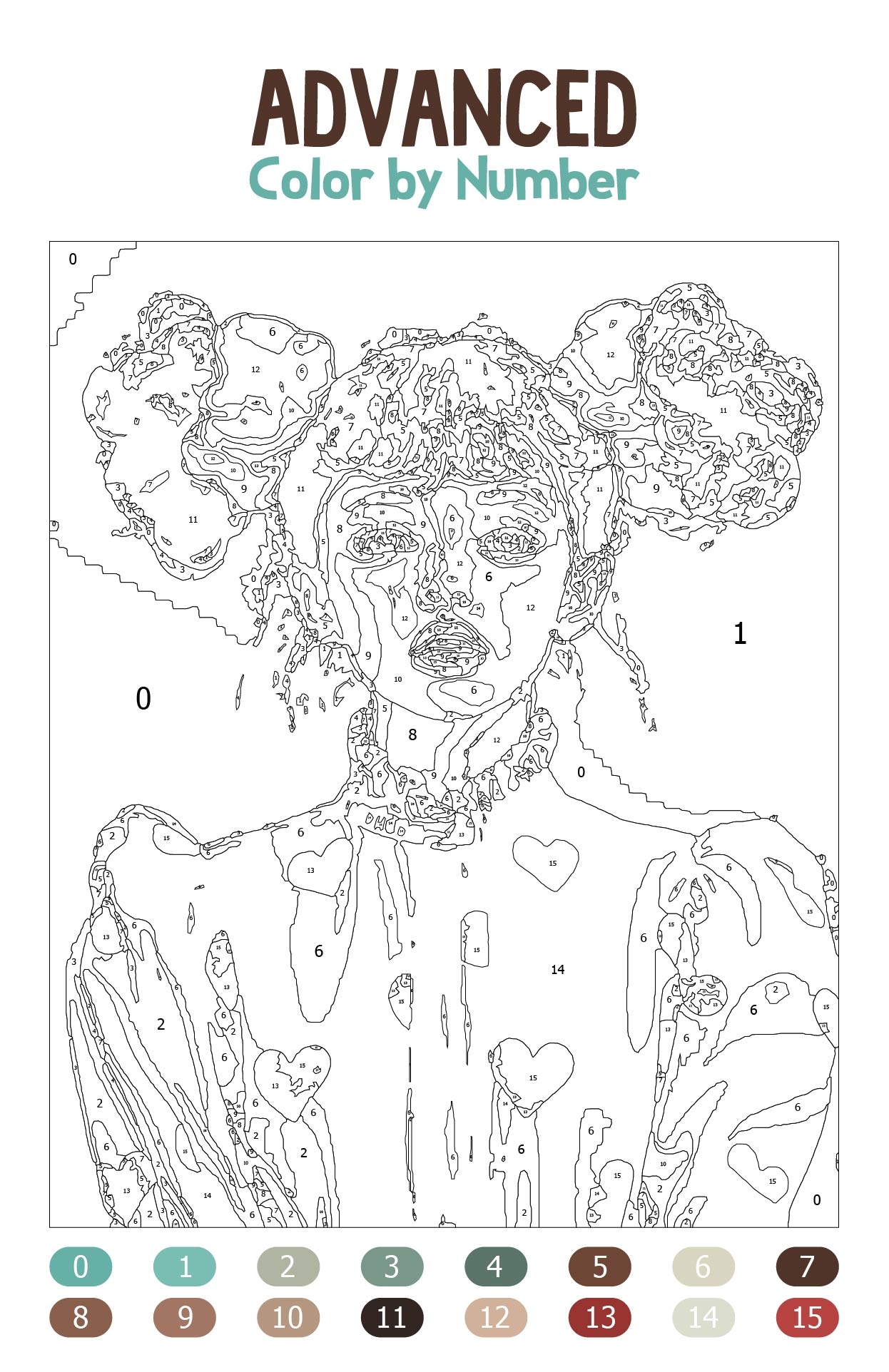 Advanced Color By Number 20 Free PDF Printables Printablee Advanced Color By Number 20 Free PDF Printables Printablee