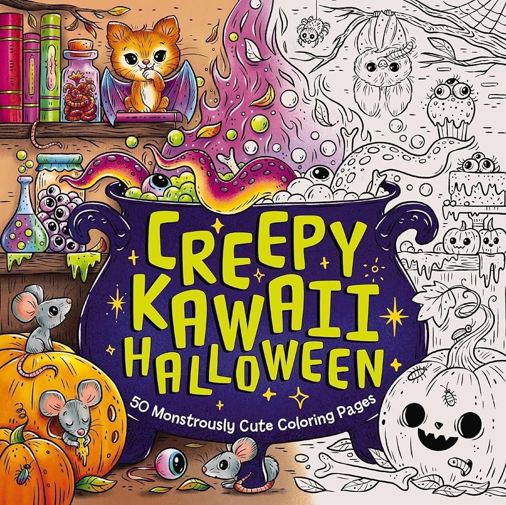 Amazon Creepy Kawaii Halloween 50 Monstrously Cute Coloring Pages 9781400350636 Editors Of Cider Mill Press Jarzabek Ela Books Amazon Creepy Kawaii Halloween 50 Monstrously Cute Coloring Pages 9781400350636 Editors Of Cider Mill Press Jarzabek Ela Books