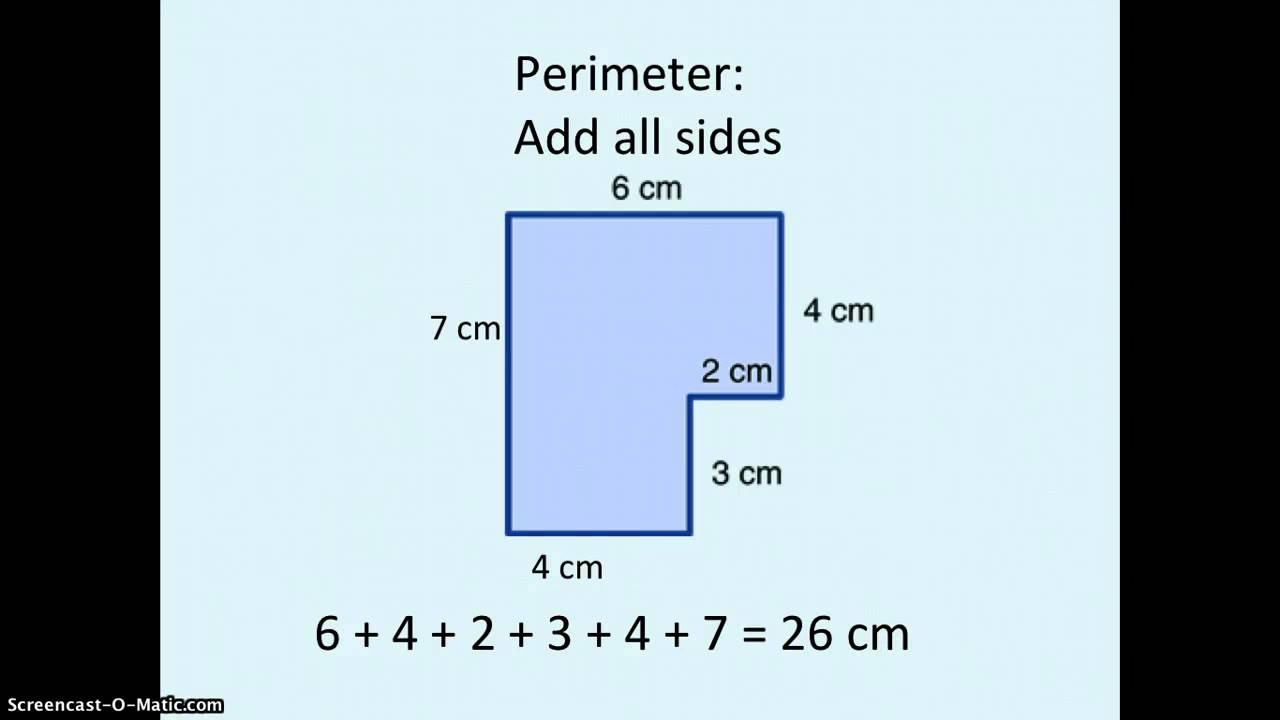 Area And Perimeter Of Irregular Shapes YouTube