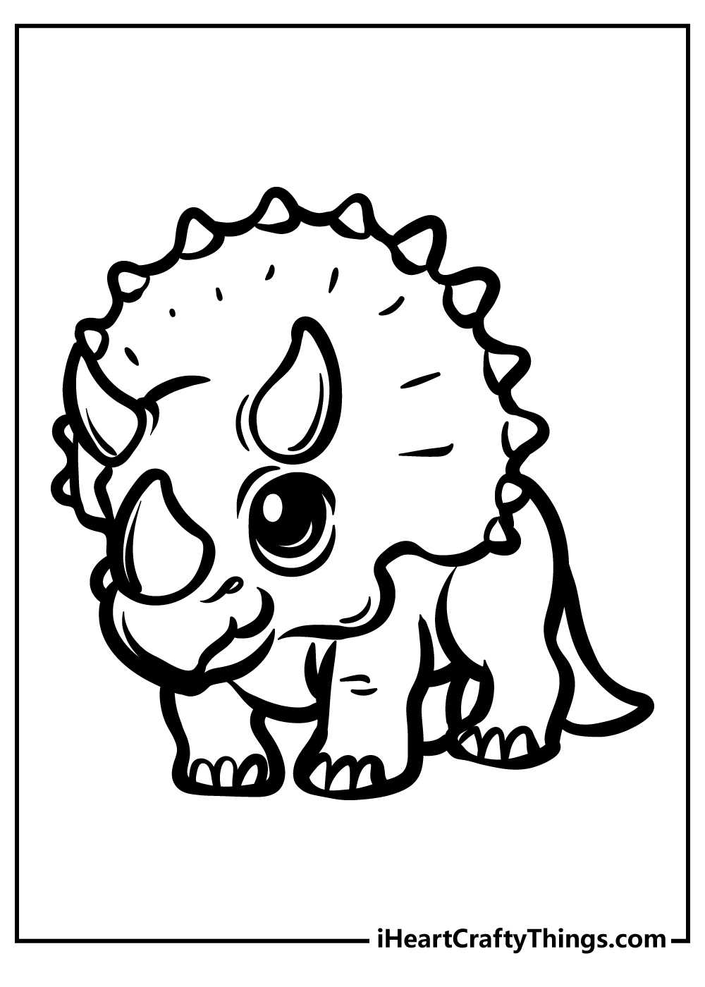 cute dinosaur coloring pages