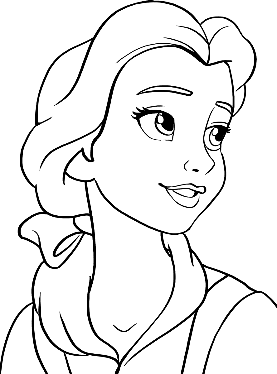 Belle From Beauty And The Beast Coloring Page Easy Drawing Guides Belle From Beauty And The Beast Coloring Page Easy Drawing Guides