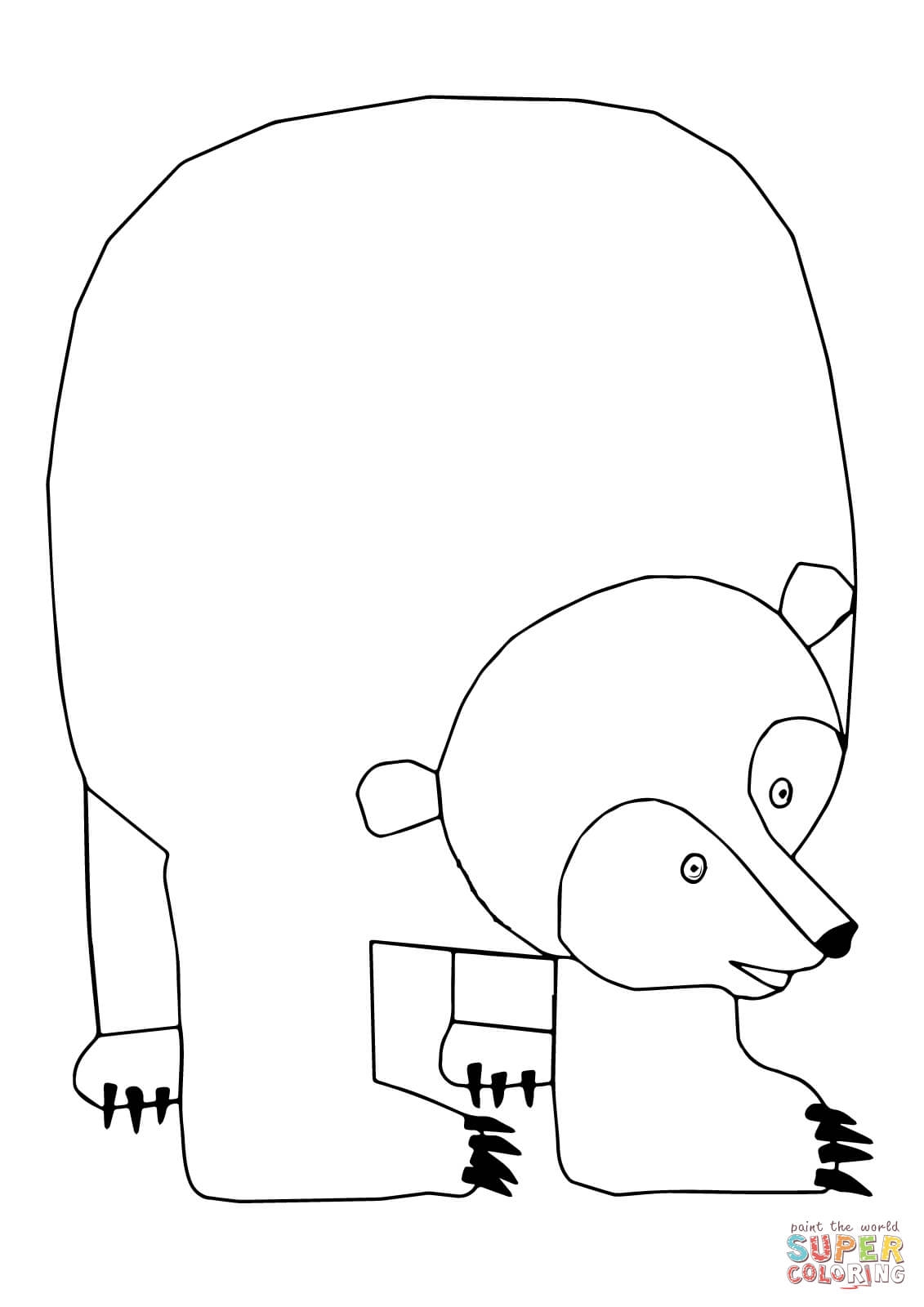 Brown Bear Brown Bear What Do You See 4 Free Printable Coloring Pages