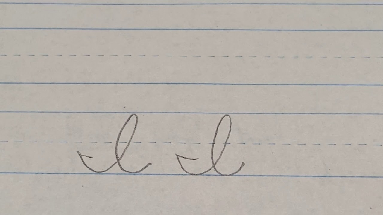 Capital I In Cursive YouTube