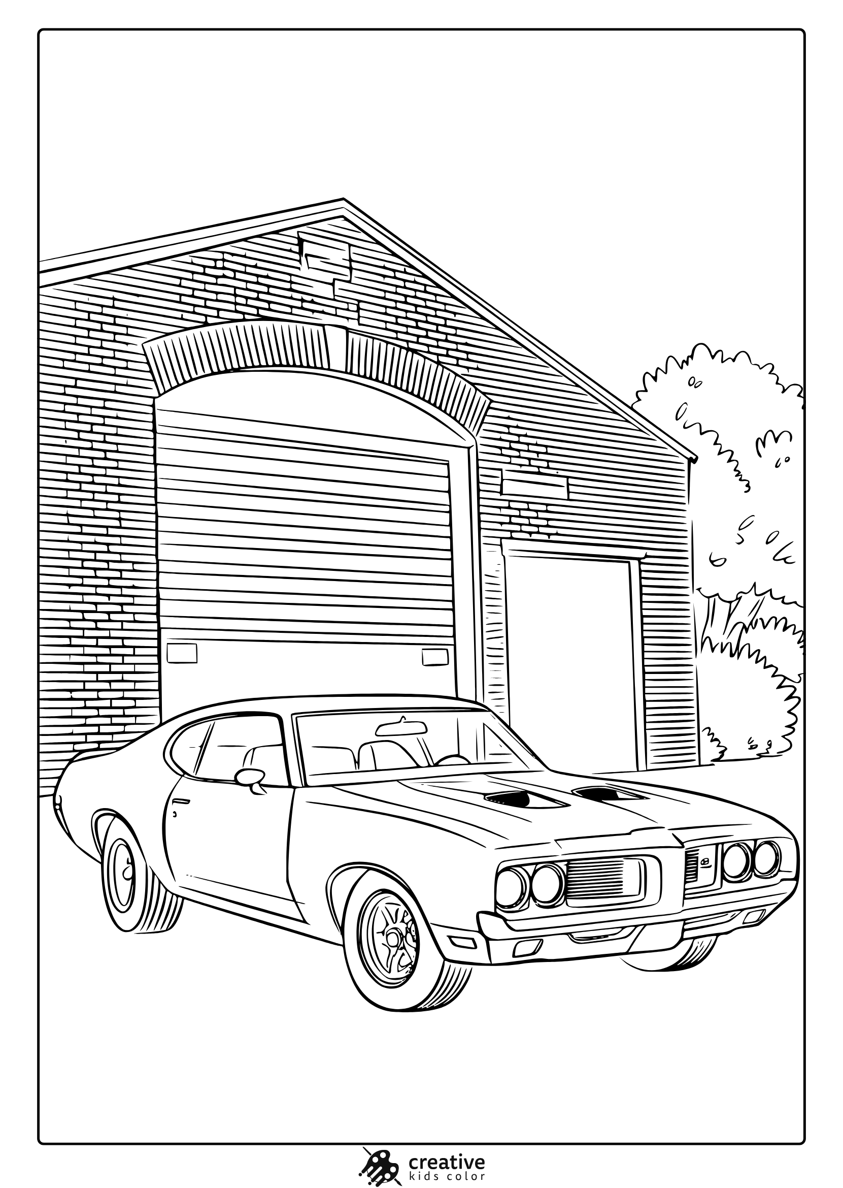 car printable coloring pages