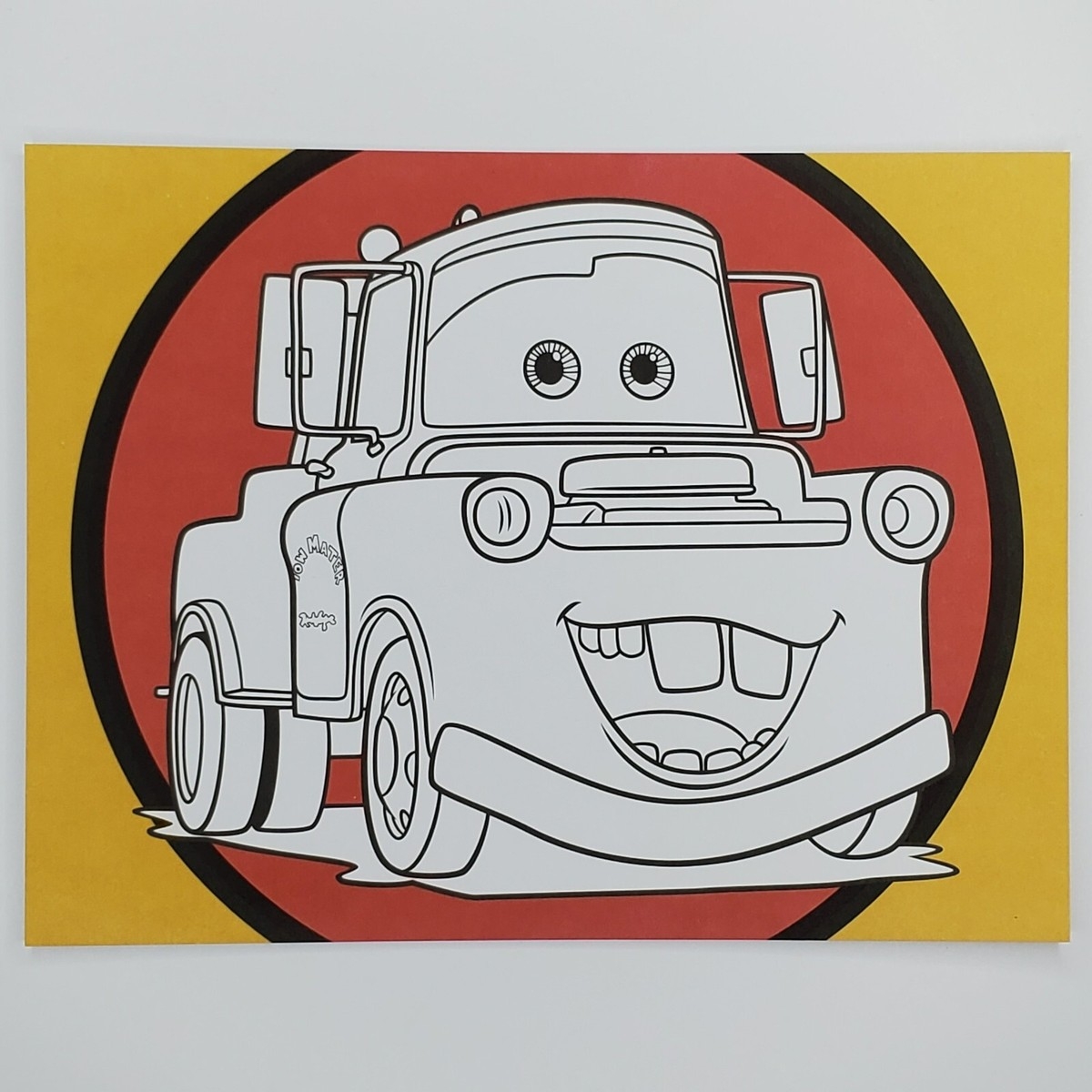 disney cars colouring in pages