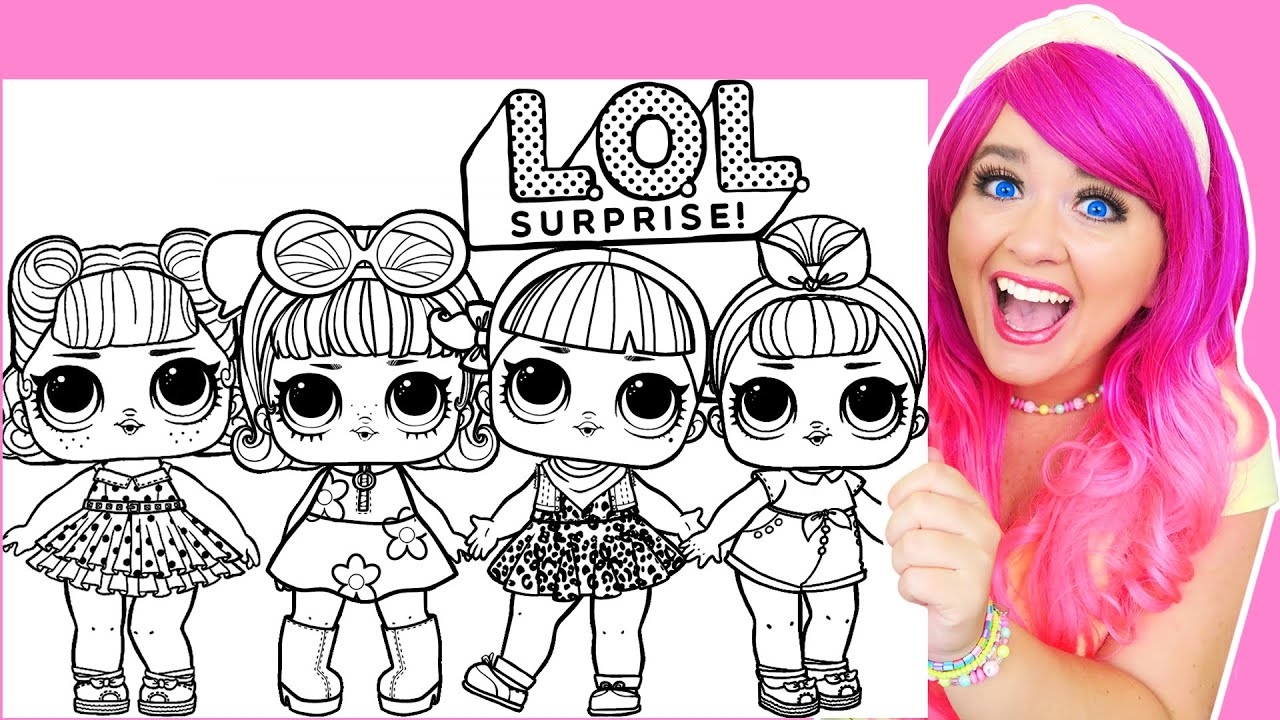 Coloring L O L Surprise Dolls Retro Club Coloring Pages Prismacolor Markers YouTube Coloring L O L Surprise Dolls Retro Club Coloring Pages Prismacolor Markers YouTube