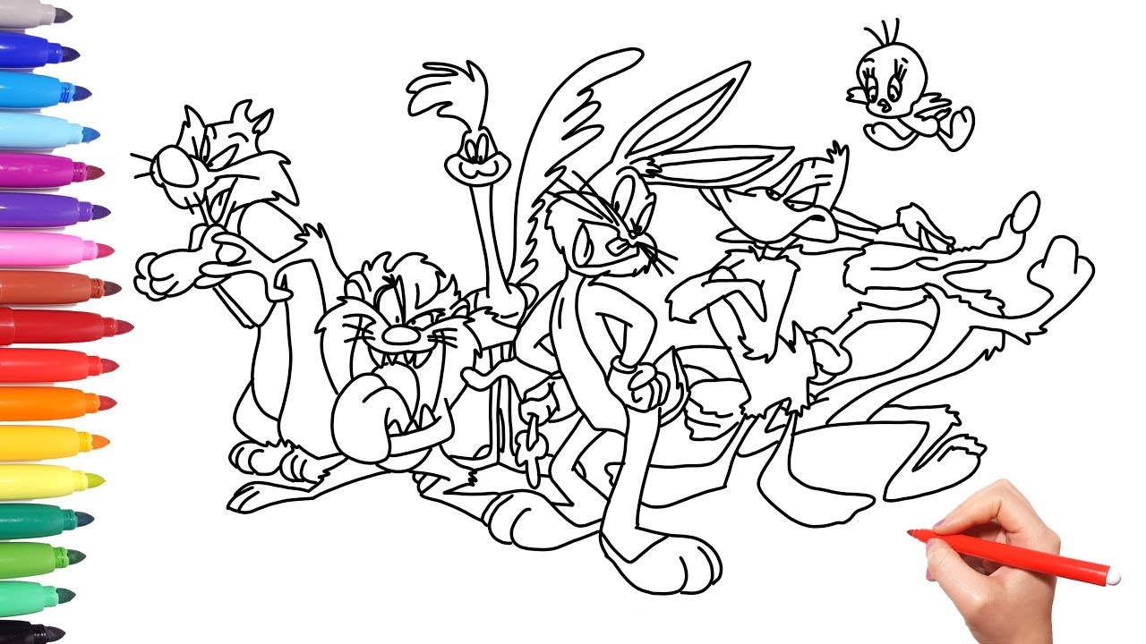looney tunes coloring pages