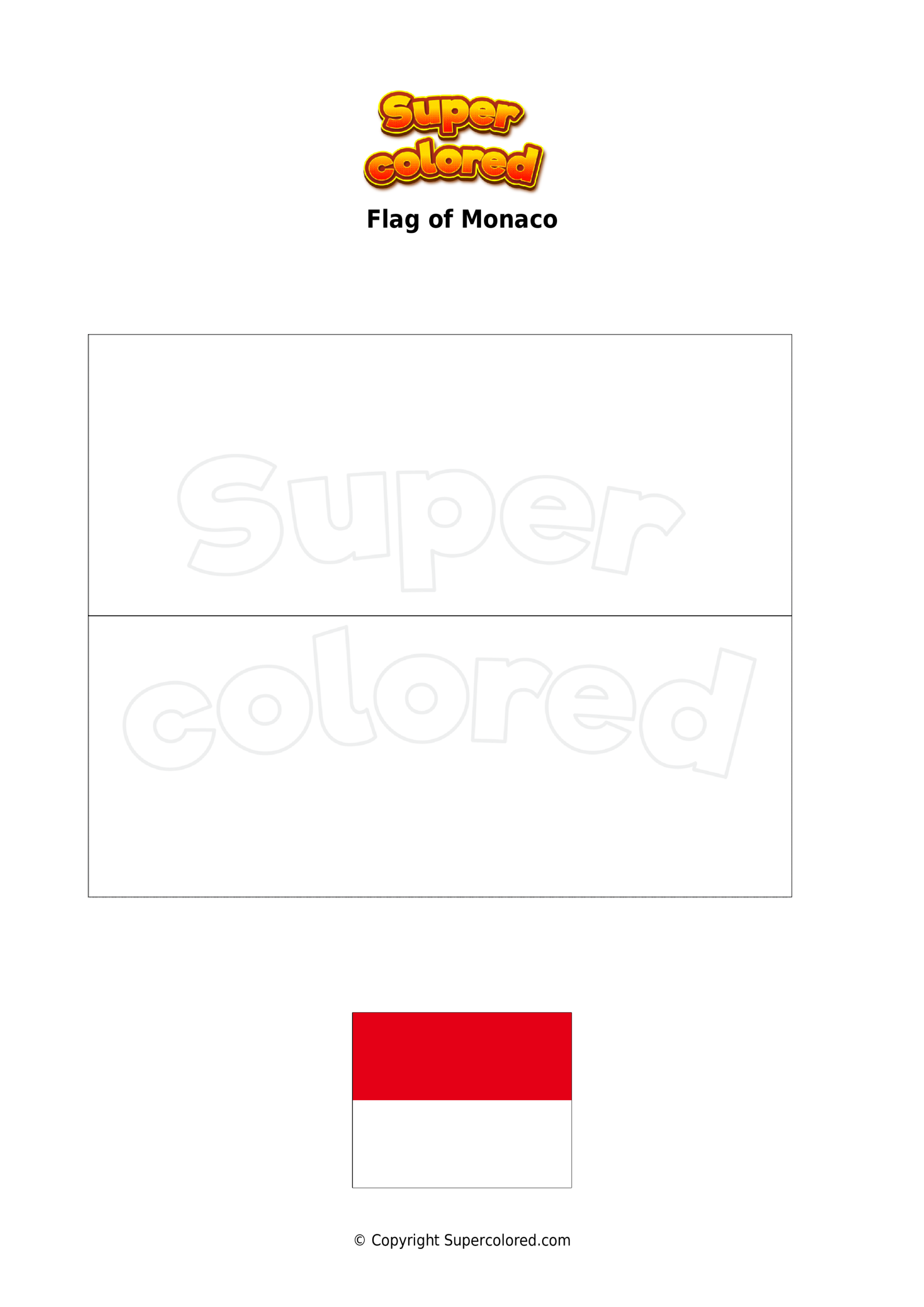 monaco flag coloring page monaco flag coloring page