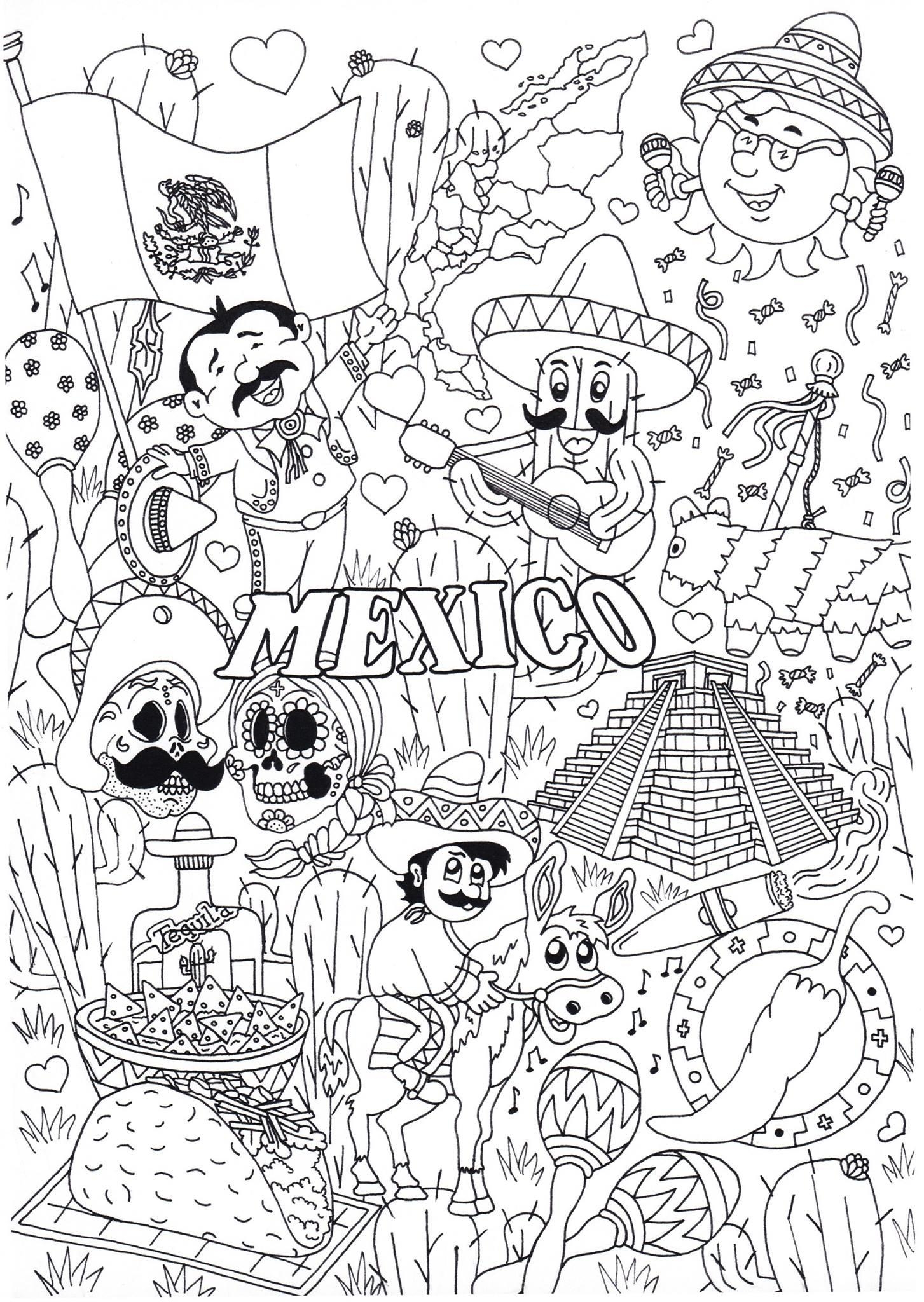 Coloring Page Mexico Free Printables Img 31324 Coloring Page Mexico Free Printables Img 31324