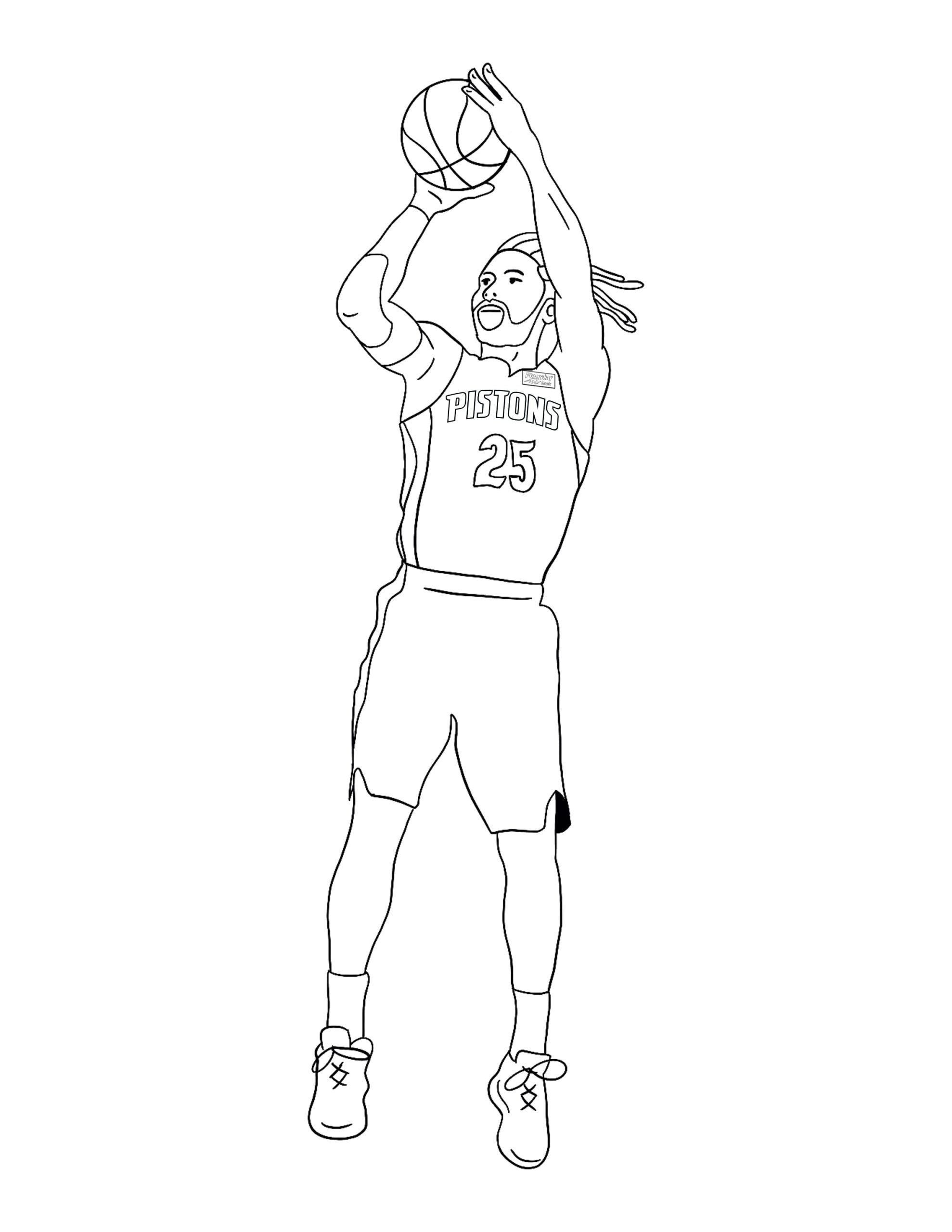 basketball coloring pages nba