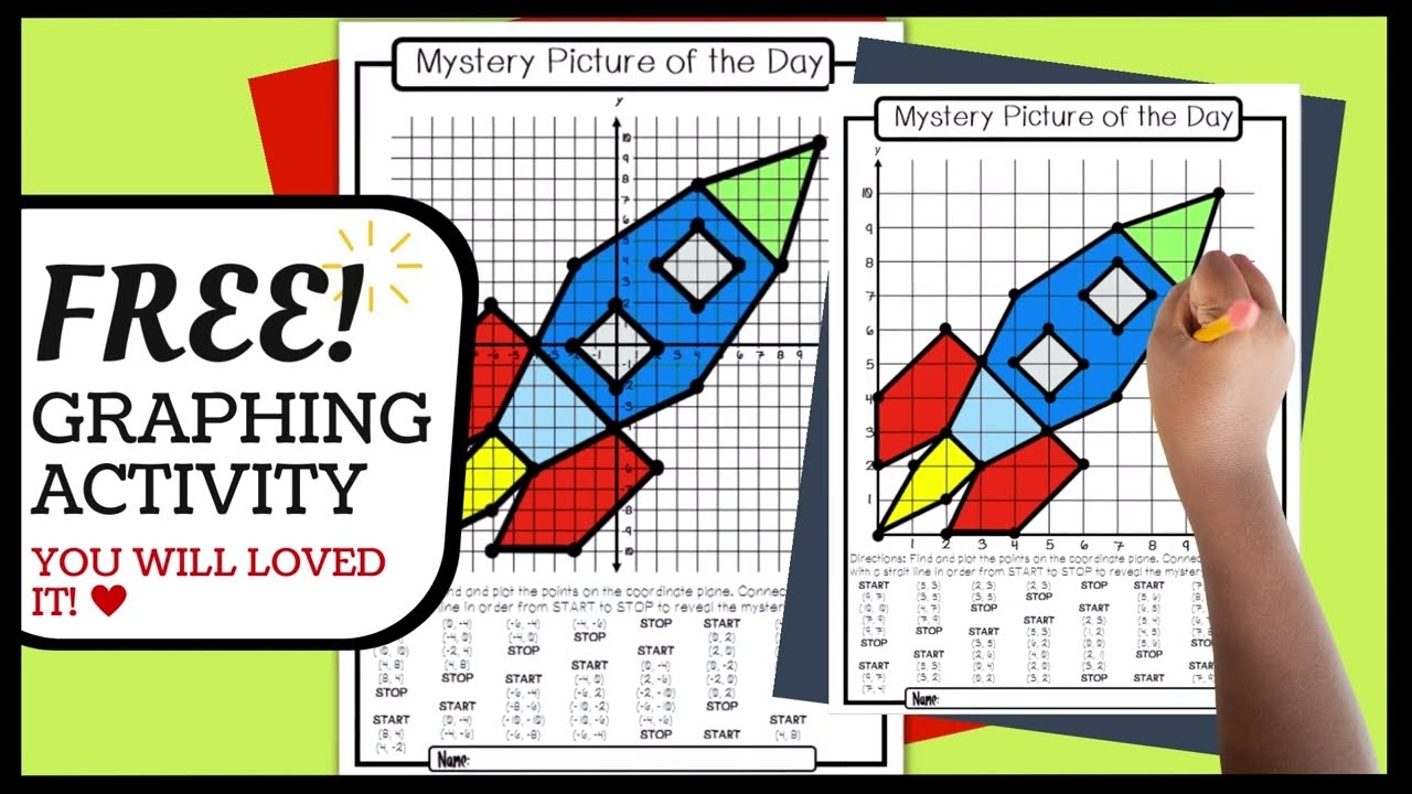 Coordinate Graphing Mystery Picture Four Quadrants Free Download YouTube Coordinate Graphing Mystery Picture Four Quadrants Free Download YouTube