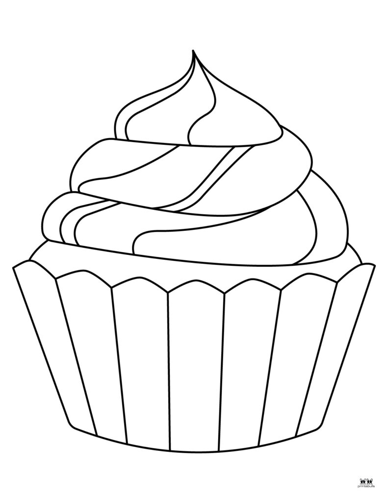coloring pages for cupcakes