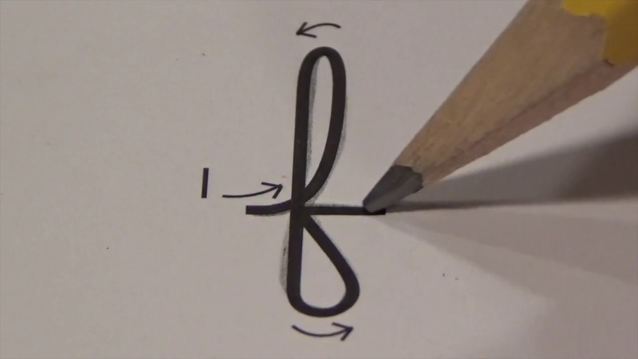 Cursive Lower Case Letter F With Ocean Sounds Handwriting Writing Penmanship YouTube