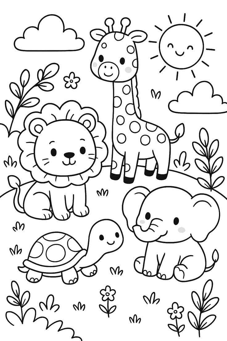 free childrens colouring pages