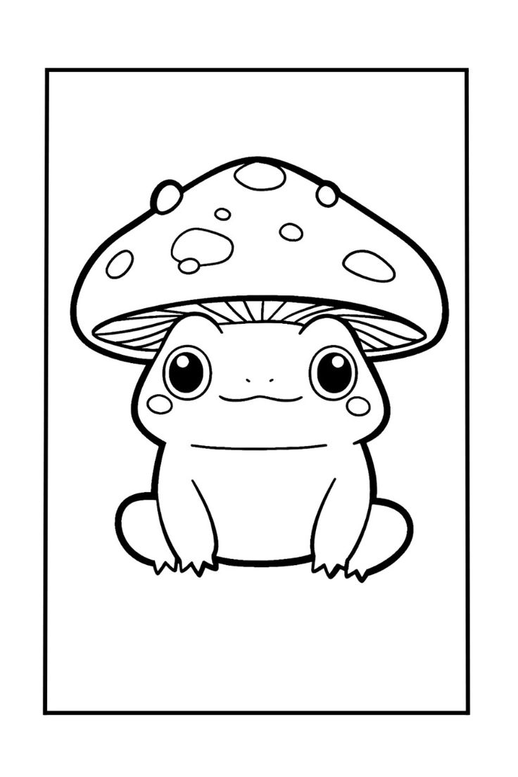 Cute Frog Coloring Pages Cute Frog Coloring Pages