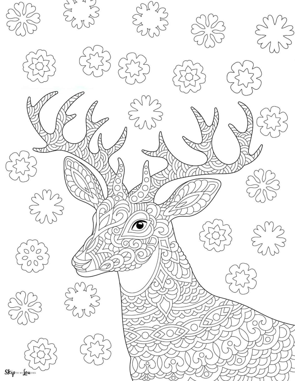 deer coloring book pages deer coloring book pages