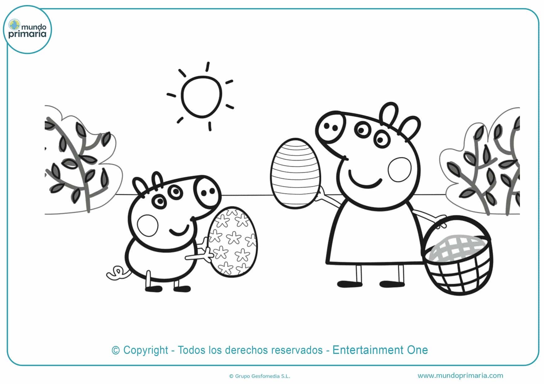 Dibujos De Peppa Pig Para Colorear Descarga Gratis 