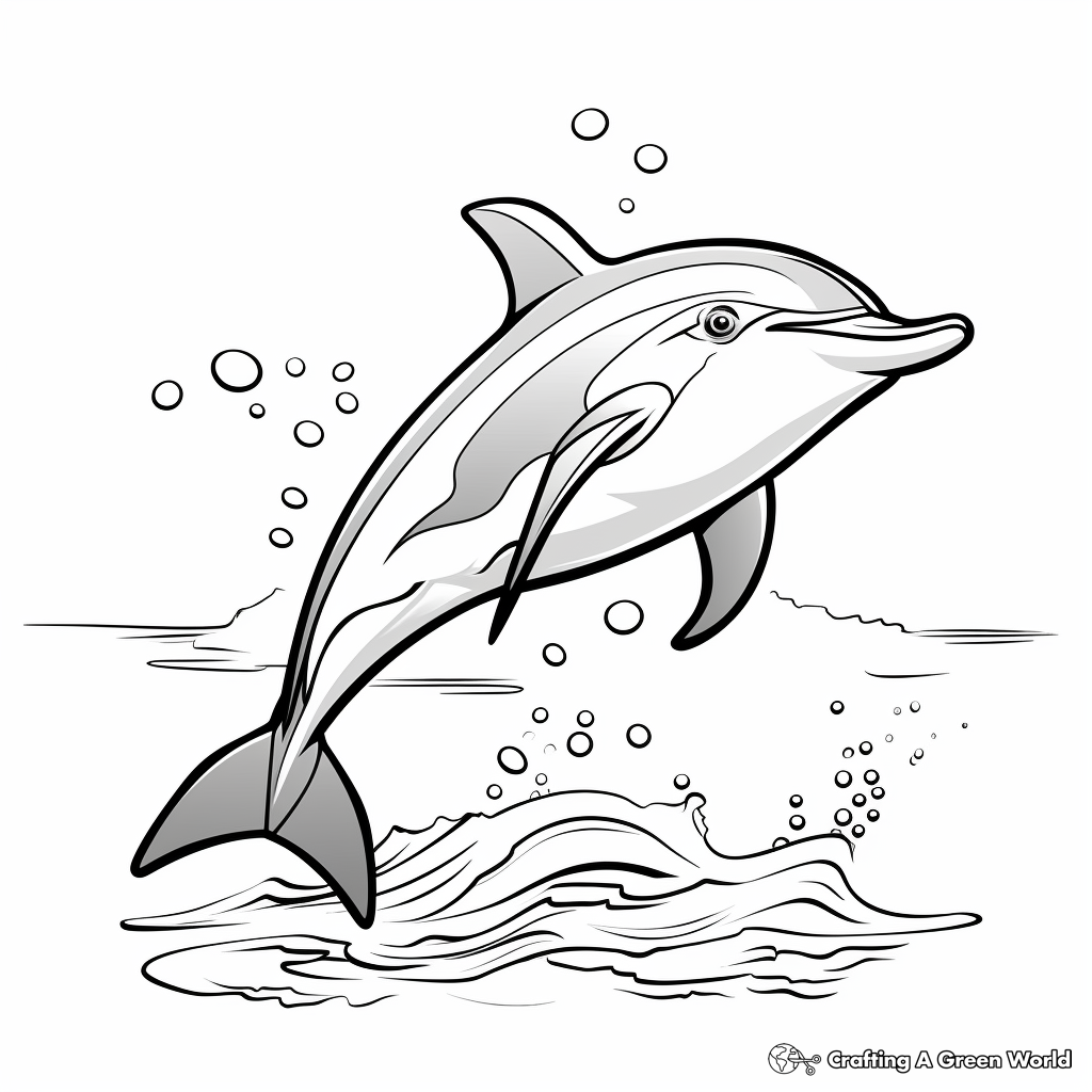 coloring pages for dolphins