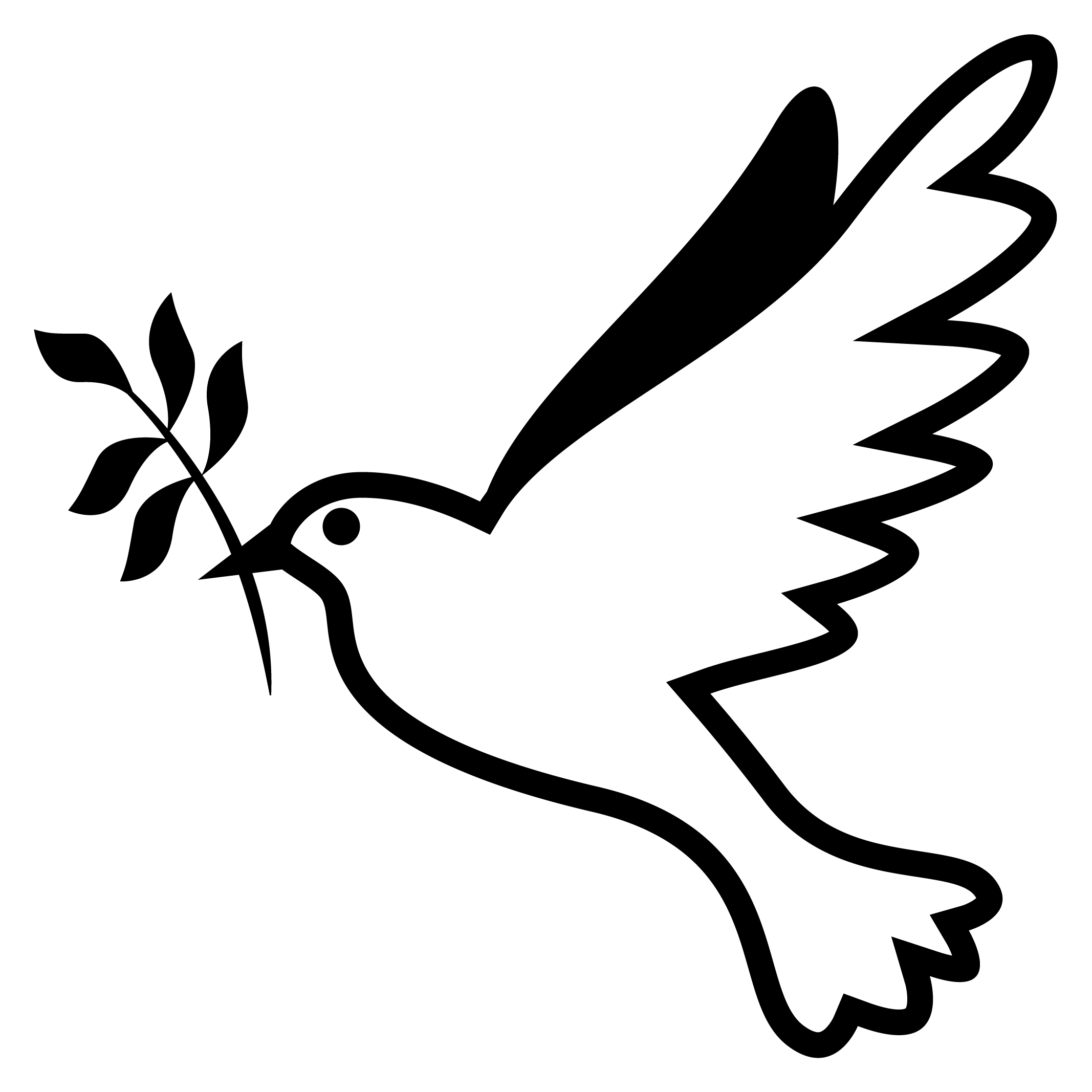 Dove Emoji Coloring Page Free Printable