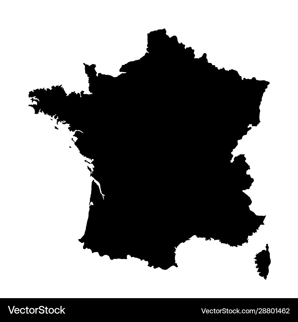 outline map of french outline map of french