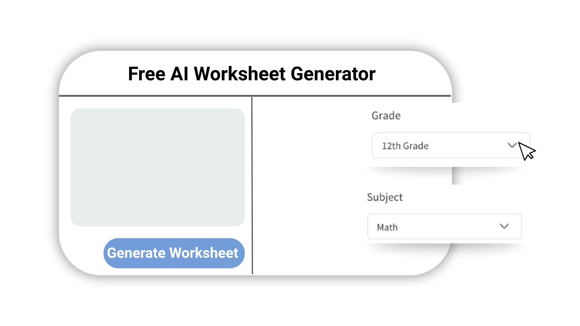 math worksheet generator free
