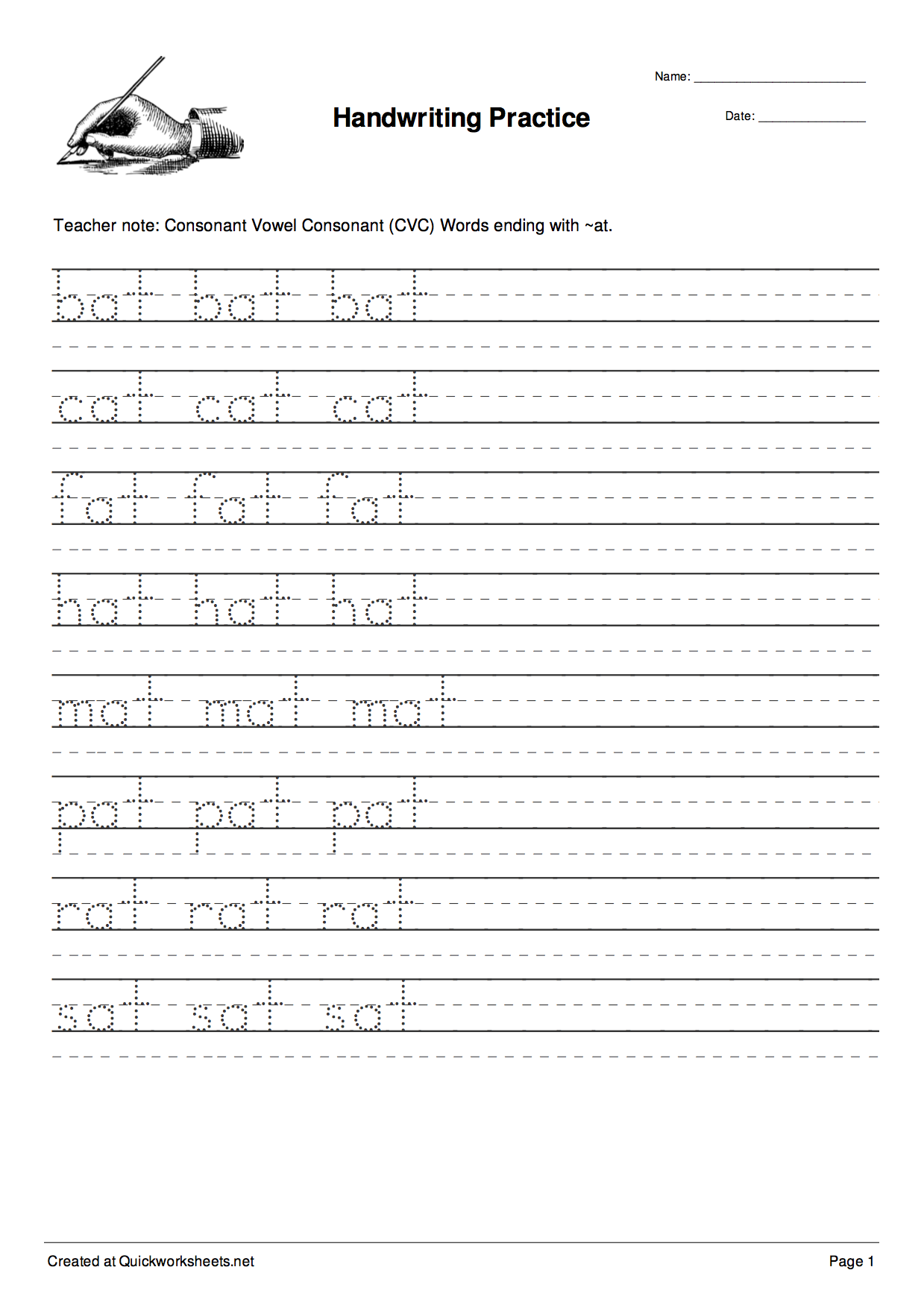 create spelling word worksheets