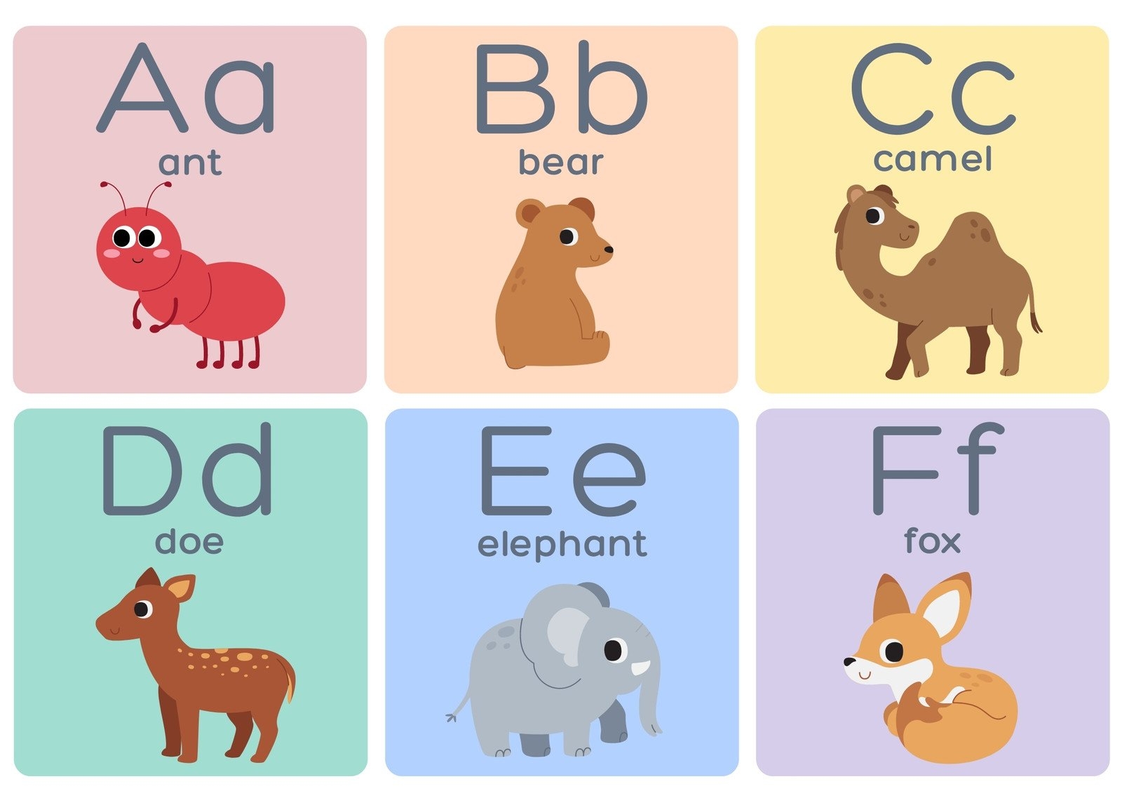 Free Customizable Alphabet Flashcard Templates Canva