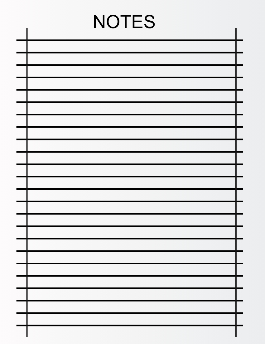 blank lined paper printable