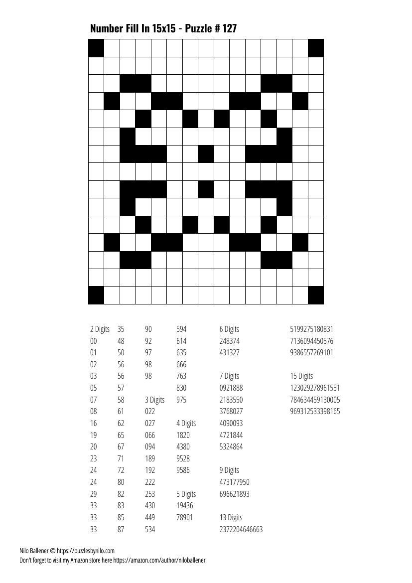 number fill in puzzle