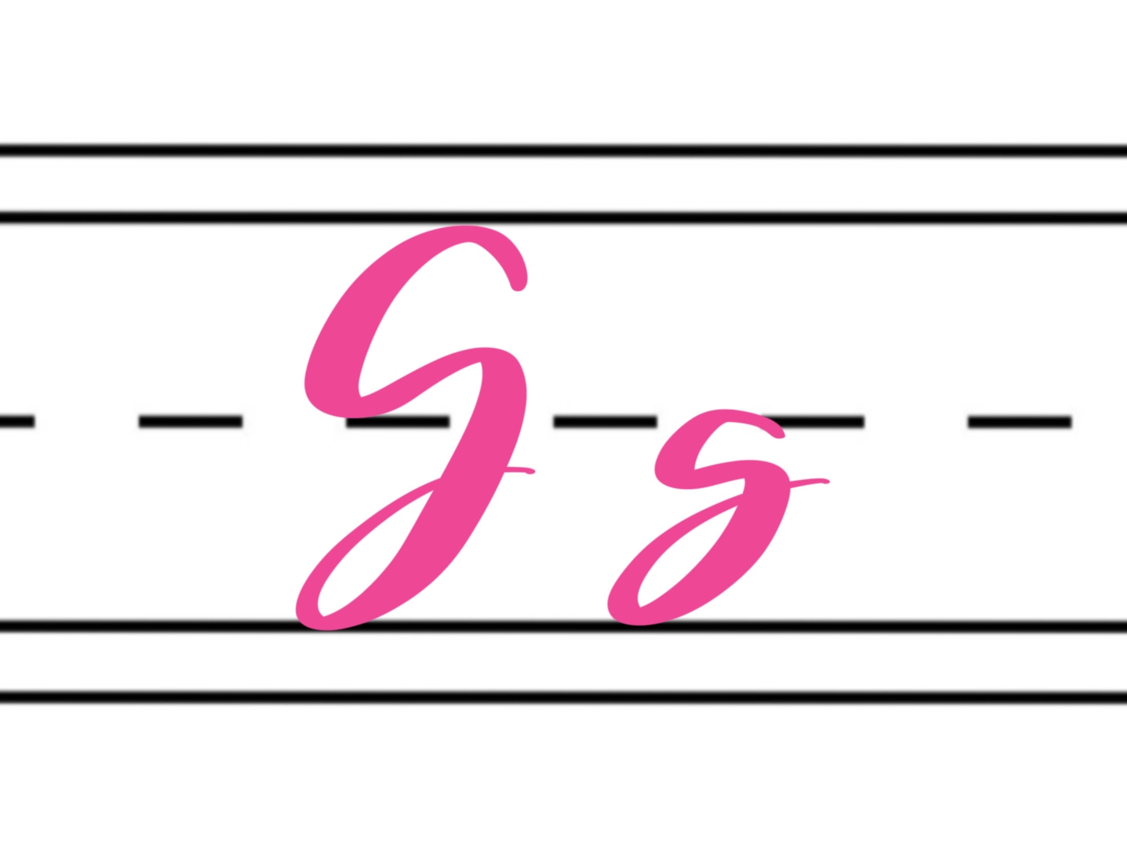 how to do cursive s how to do cursive s