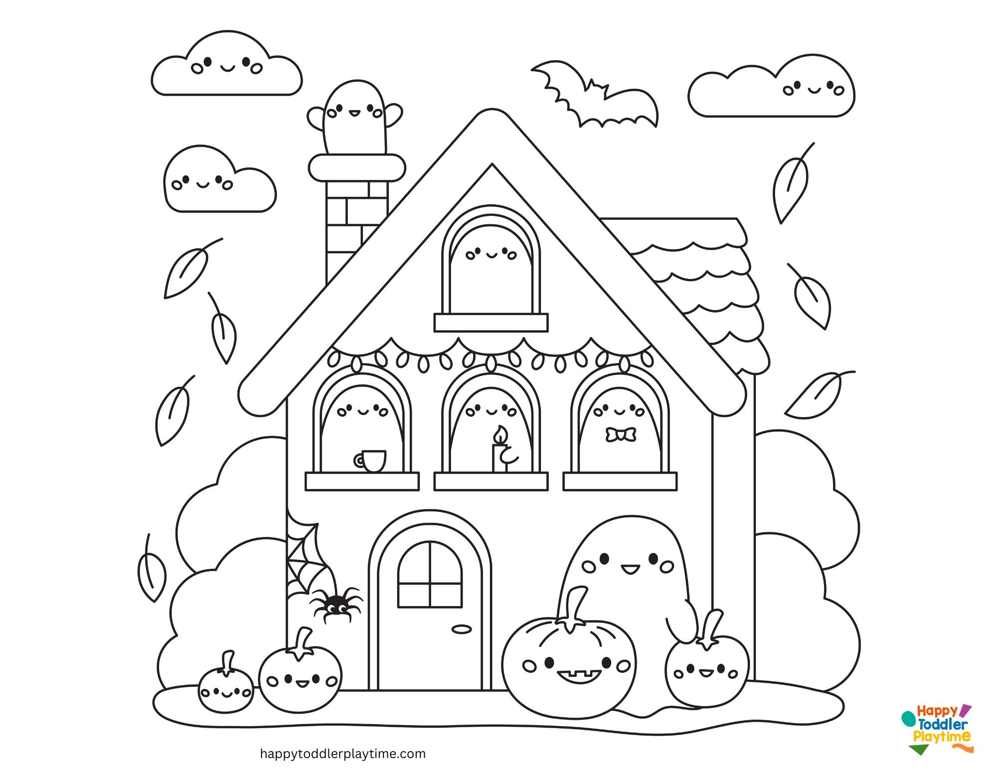 haunted house color pages haunted house color pages