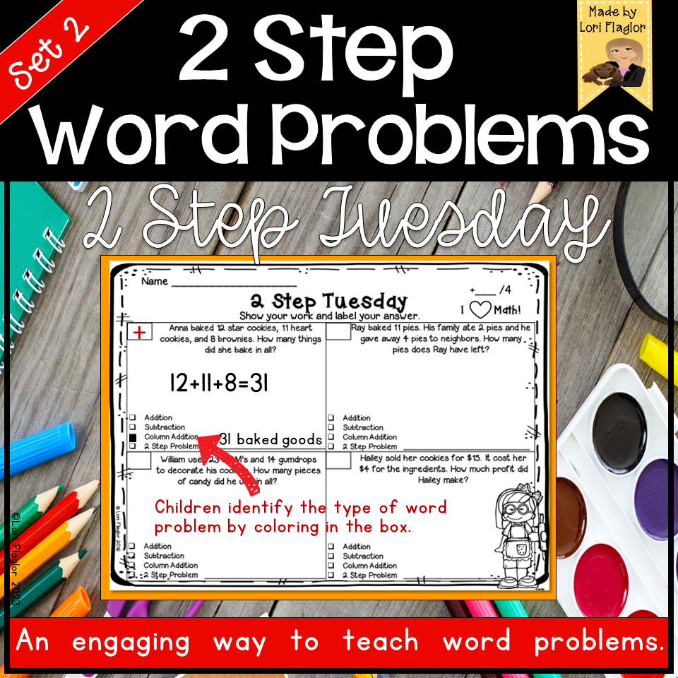 FREE Two Step Math Word Problems Sampler Classful FREE Two Step Math Word Problems Sampler Classful