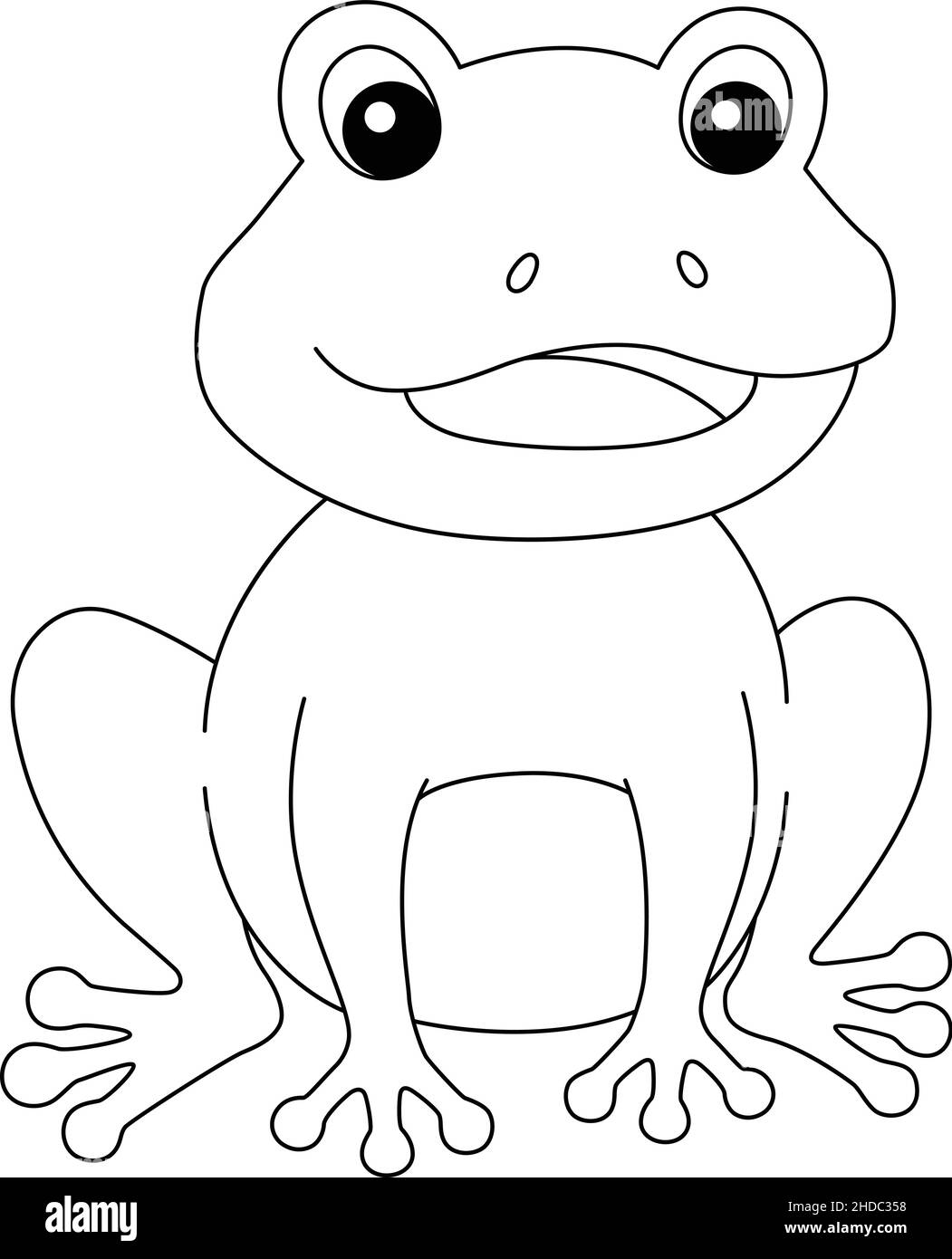 frog pictures to color
