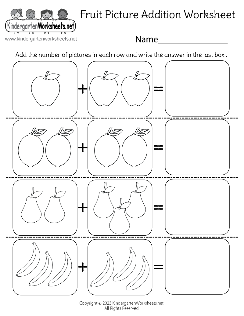 adding with pictures worksheets adding with pictures worksheets