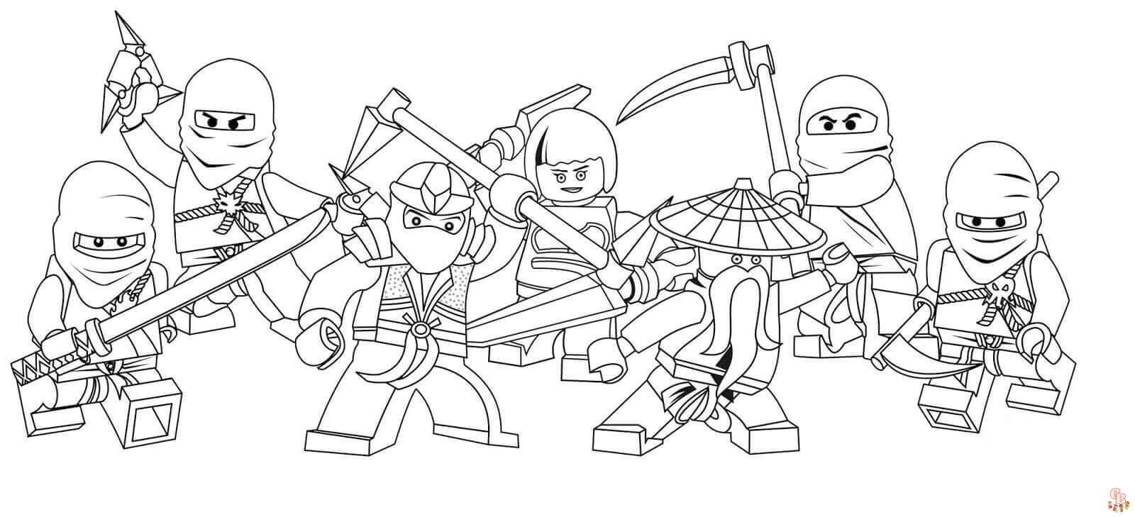 ninja ninjago coloring pages ninja ninjago coloring pages
