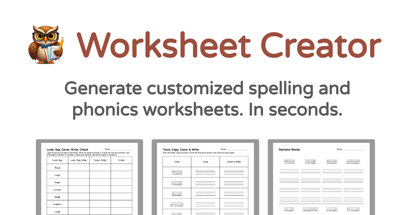Generate A 10 Words List Worksheet In Seconds Worksheet Creator