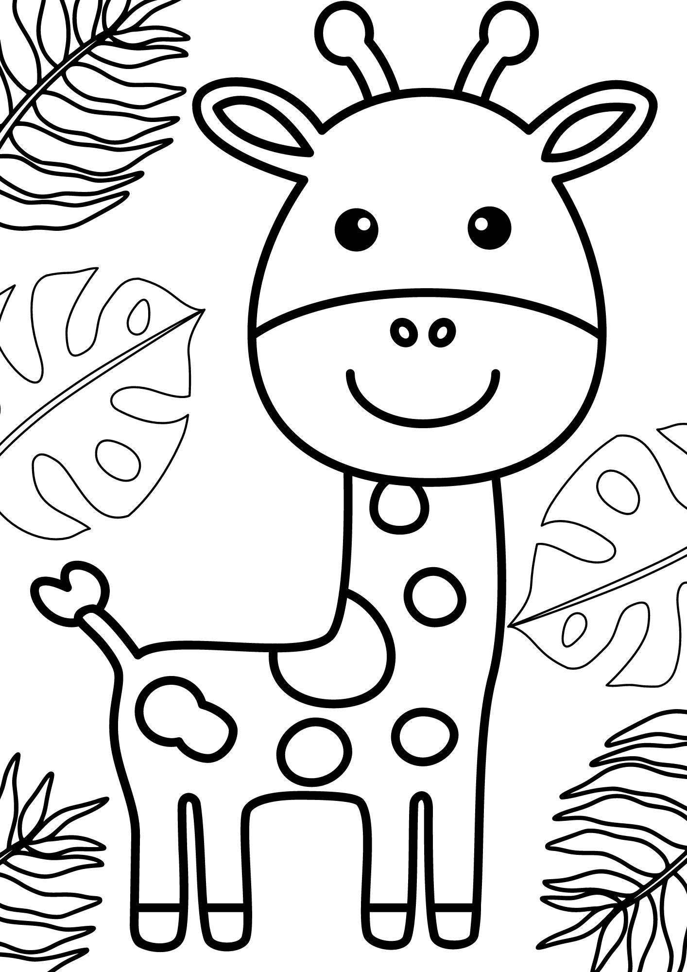 colouring pictures of giraffes colouring pictures of giraffes