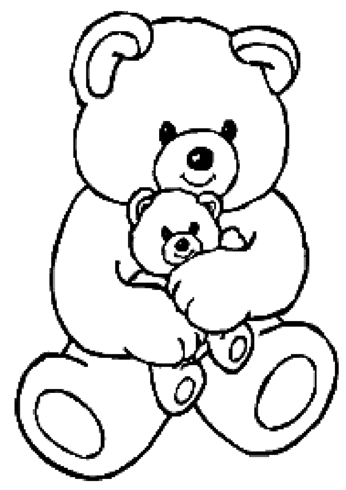pictures to color of bears