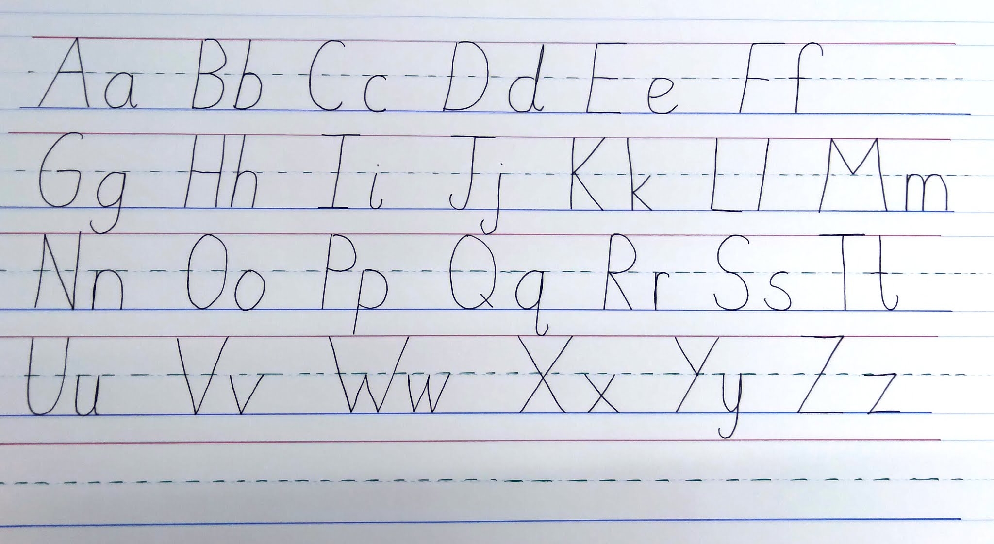 Handwriting In Between The Lines