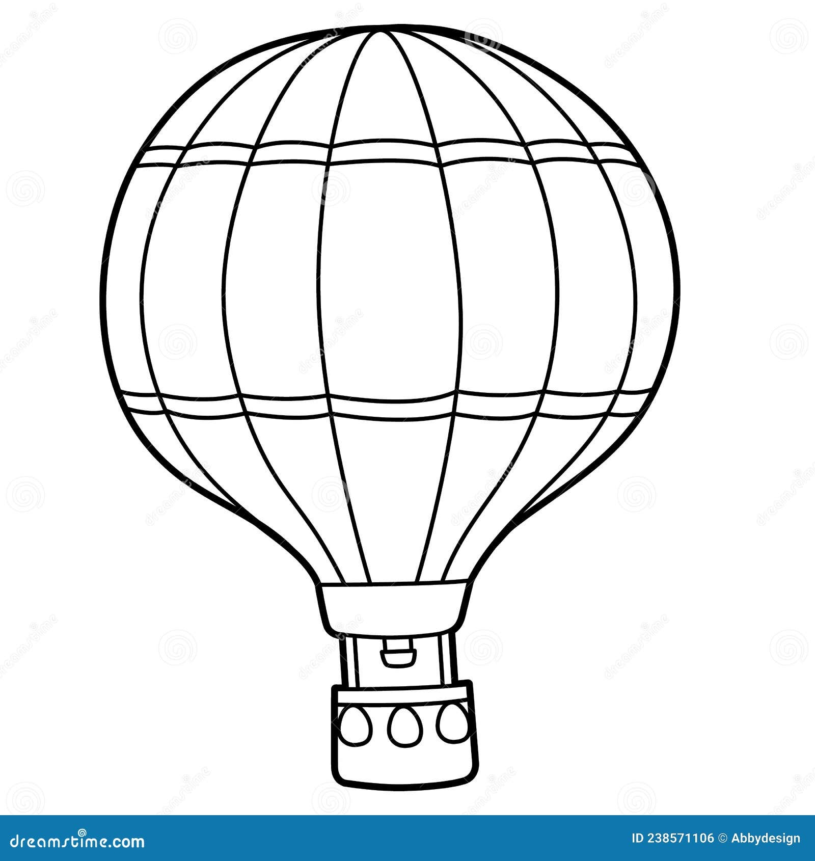 Hot Air Balloon Coloring Page Isolated For Kids Stock Vector Illustration Of Adventure Colouring 238571106 Hot Air Balloon Coloring Page Isolated For Kids Stock Vector Illustration Of Adventure Colouring 238571106