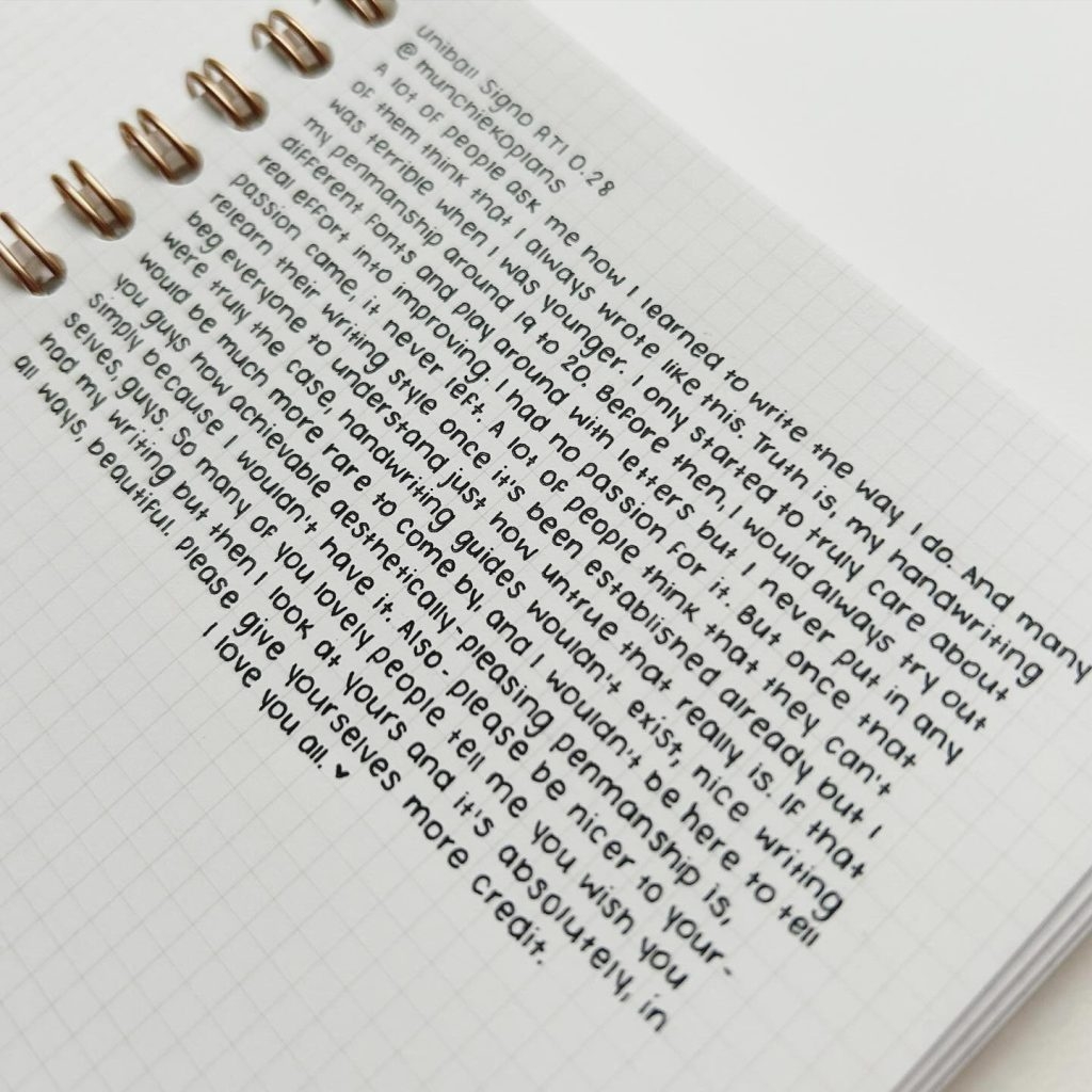 how to practice penmanship