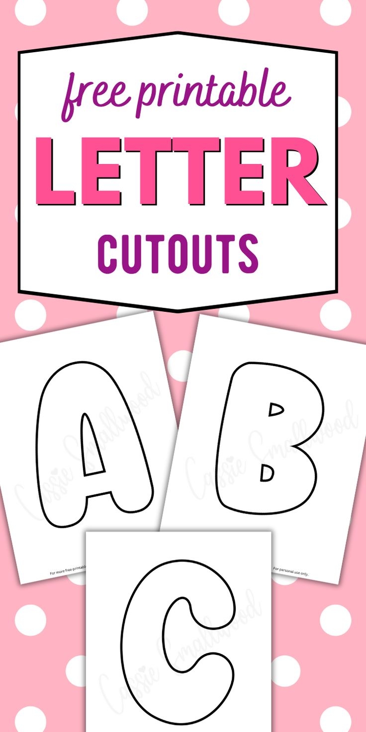 printable large alphabet letters