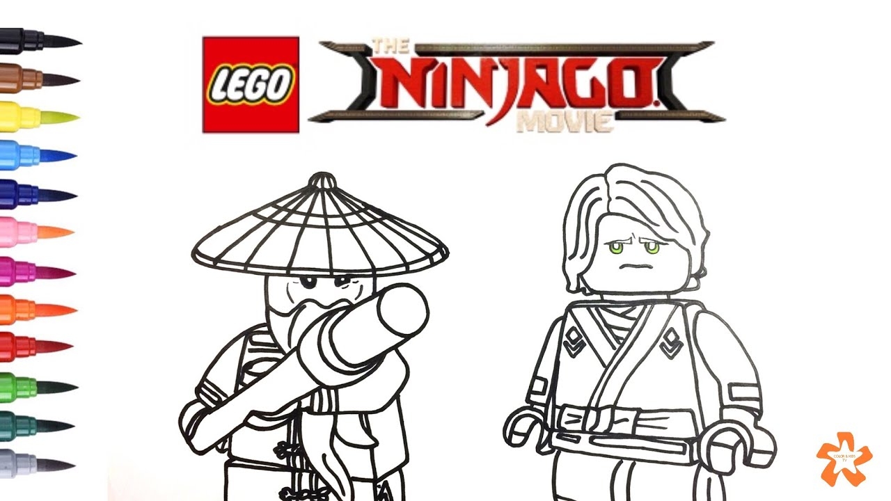 lego colouring pages ninjago