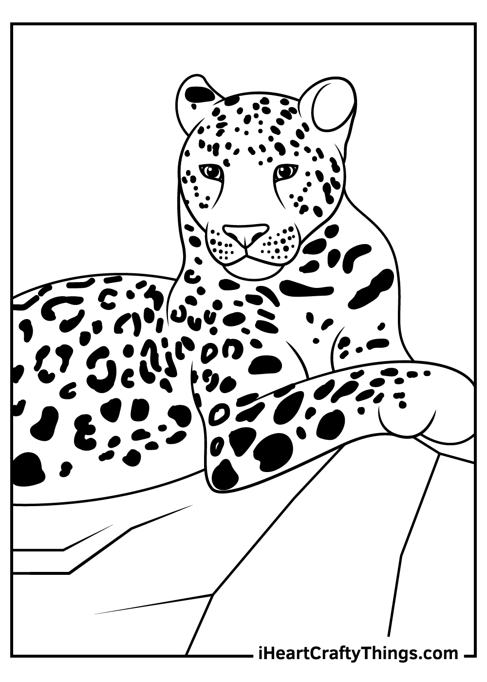 Leopard Coloring Pages 15 Free PDF Printables For Kids 