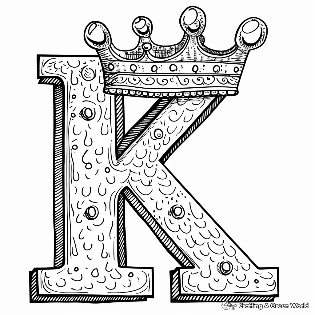 letter k coloring page letter k coloring page